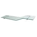 Atlas Zigzag Shelf Kit - Clear/ Silvertone (32x8")