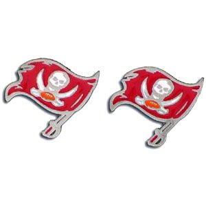 Studded NFL Earrings - Tampa Bay Buccaneers
