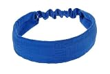 L. Erickson USA Wide Derby Headwrap 100% Cotton - Marine Jacquard