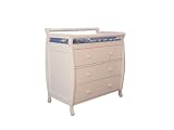 Grace White Solidwood Changing table
