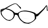 Calabria Readers Full Readers (Women) Reading Glasses - Bi-Focal - 637C Black