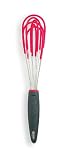 Chefn Kitchzen Short Silicone Whisk, Cherry