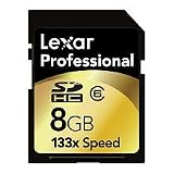 Buy Lexar Professional Series 8 GB 133x Class 10 SDHC Flash Memory Card SD8GB-133-381