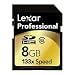 Lexar Professional Series 8 GB 133x Class 10 SDHC Flash Memory Card SD8GB-133-381