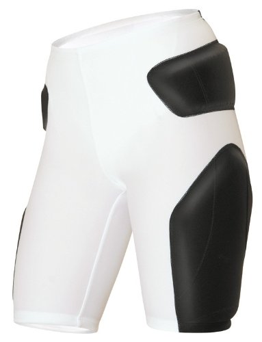 KOMPERDELL Damen Protektoren Airshock Short, wei&szlig;-schwarz, XL, 6015-211