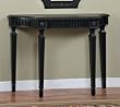 Masterpiece "Antique Rub-Through Black" & "Medium Pecan" Console Table - overpacked By Powell Furniture