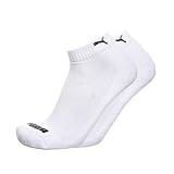 Produkt-Bild: Original Puma Quarter 1/2 cush 2 Paar Socken mit Frottee-Sohle weiss