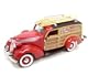 1937 STUDEBAKER WOODY WAGON RED 1:24 DIECAST MODEL