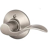 Schlage F170ACC619RH Accent Right Hand Dummy Lever, Satin Nickel