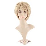 6sense Modern Hair Replacement Khaki Short Straight Wig