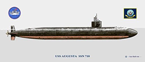 USS Augusta SSN 710 in 1990s Print