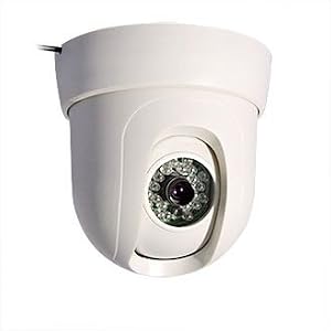 Zmodo Home Indoor Pan Tilt Surveillance Camera with IR Night Vision for 80 feet