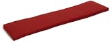 Strathwood Blakely Bench Polyester Cushion, Solid Red