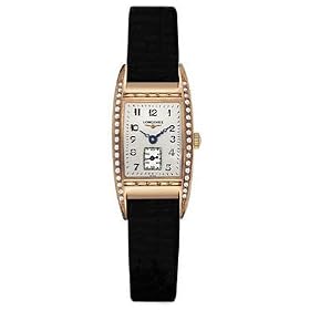 Click here to buy Longines BelleArti Mini 18k Solid Rose Gold Womens Watch - L2.194.9.73.3 by Longines.