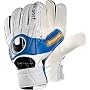 Uhlsport Ergonomic Hardground SL Goalkeeper Glove - White/Pacific/Gold