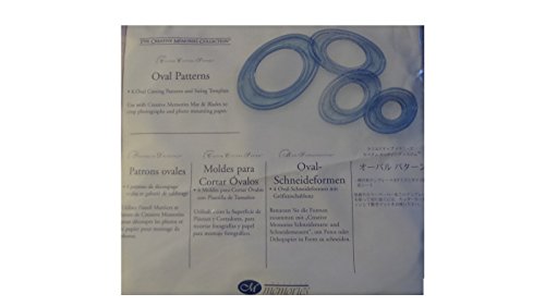 Creative Memories Custom Cutting System Oval Patterns