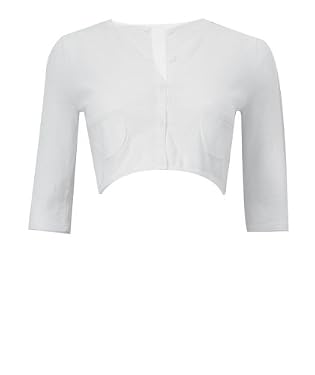 Maternity White Cropped Cardigan