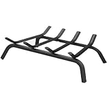 Panacea Products Corp 18" Black Wrought Iron Fireplace Grate 15450Tv