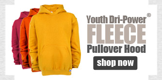 Russell Athletic Youth Dri-Power® Technical Fleece Pull Over Hood