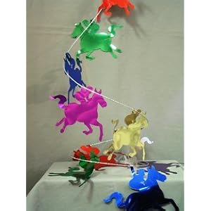 HORSE AND JOCKEY JUMBO GARLAND 9' LENGTH