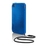 New-iPhone4 Case w/strap, Blue - F8Z624TT142
