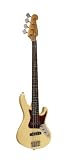 RICHWOOD ELECTRIC 3/4 SIZE JUNIOR BASS 4 STRING WHITE SPECIAL PRICE GREAT DEAL