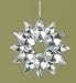 Home For the Holidays Dazzling Flower Snowflake Christmas Ornament
