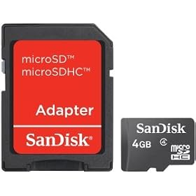 microSDHC 4GB Memory Card W/Adapter microSDHC 4GB Memory Card W/Adapter
