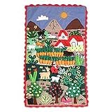 Applique wall hanging, 'Carrot Patch'