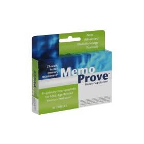 Memoprove 30 Ct Improve Memory Concentration Alertness
