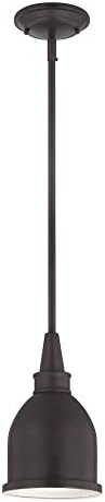 Savoy House Lighting 7-4131-1-13 Casual Lifestyles 1 Light Mini-Pendant, English Bronze Finish