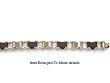 Surgical Stainless Steel And Composit Men's Bicycle Chain Bracelet