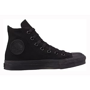 Click here to buy Converse Chuck Taylor All Star Hi Top Black Monochrome Canvas by Converse.