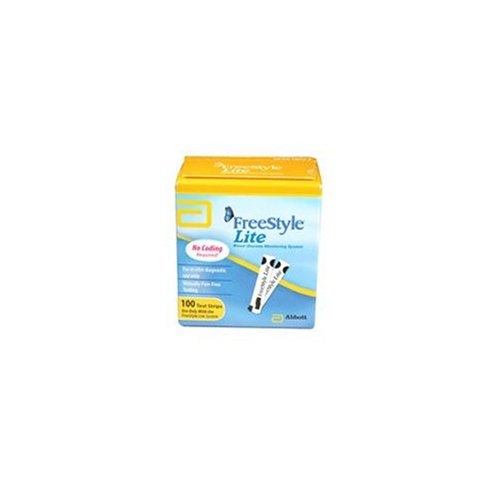 FreeStyle Lite-Diabetic Blood Test Strips, 100 Test Strips