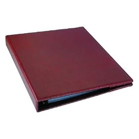 Alvin Prestige Elegance Series Burgundy Presentation Binder 14 x 17