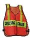 SCHOOL CROSSING GUARD Orange REFLECTIVE Traffic Safety Vest *One Size Fits All*