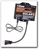 Solar Onboard Battery Charger/Maintainer with Automatic Shutoff