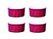 Emile Henry Provencal 6-Ounce Ramekins, Set of 4, Cerise Red