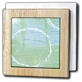 Cassie Peters Abstract - Abstract Circle Painting 2 Digitally Altered - Tile Napkin Holders
