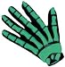Glow in the Dark Skeleton Gloves Halloween Costume Accessories