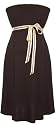 Lauren Kiyomi Strapless Maternity Dress, L, Black