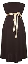 Lauren Kiyomi Strapless Maternity Dress, L, Black
