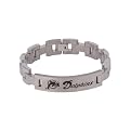 Mens NFL Titanium Bracelet - Dolphins