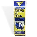 Booda Heavy Duty Natural Coconut Shell Charcoal Air Filters for BoodaBox, Swingtop BoodaBox and other Dual Filtered Litter Boxes (2 filters)