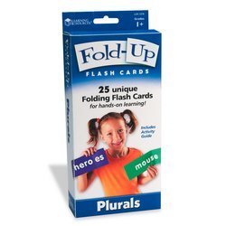 Learning Resources Fold Up Flashcards, Plurals