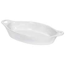 CorningWare Creations 12-Ounce Au Gratin Dish, White Diamond