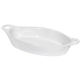 CorningWare Creations 12-Ounce Au Gratin Dish, White Diamond by CorningWare