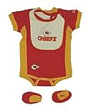 Kansas City Chiefs Two Color Creeper with Bib and Booties