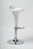 CLP - 2x Bar stool Saddle - White