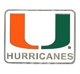 Miami Hurricanes Logo Trailer Hitch Cover Plug